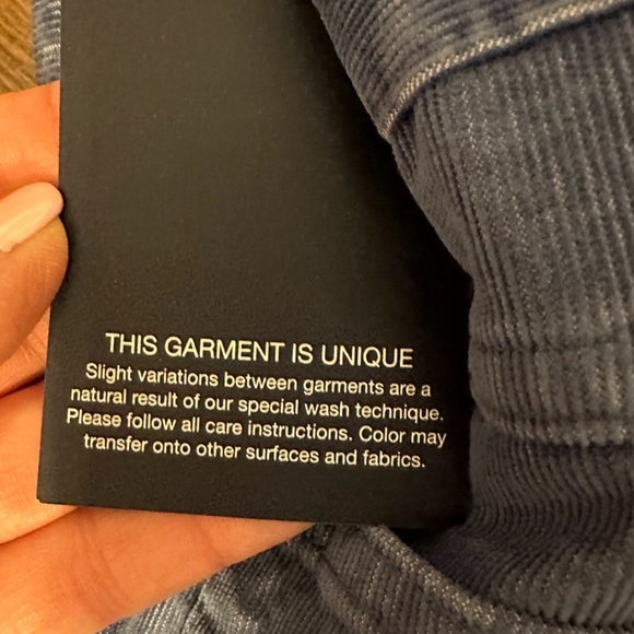 Gap Shorts NWT Corduroy Blue Frayed Hem Soft Stretch New With Tags Size 6 - Picture 9 of 10